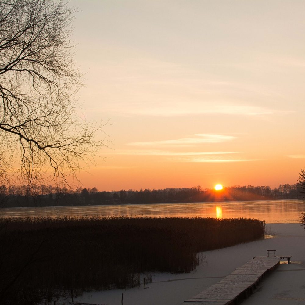 Zachód słońca Mazury